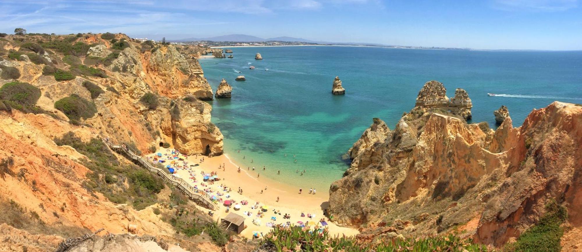 Ferienwohnung Casa Azul 2 - Senhora Da Rocha, Algarve Porches  Exterior foto